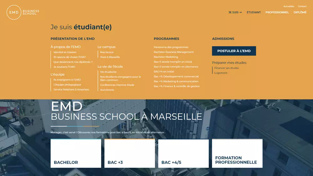 emd site navigation