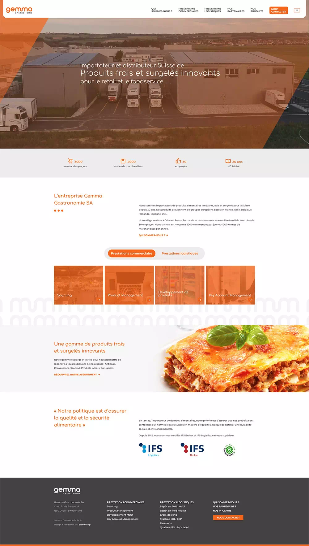 gemma site internet page d'accueil