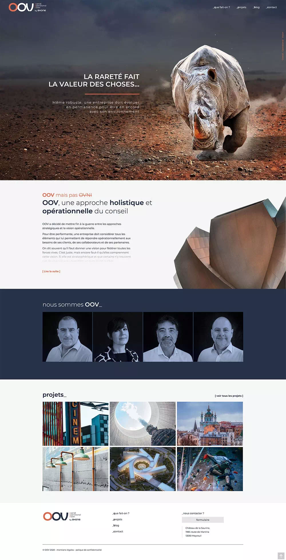 oov site page d'accueil