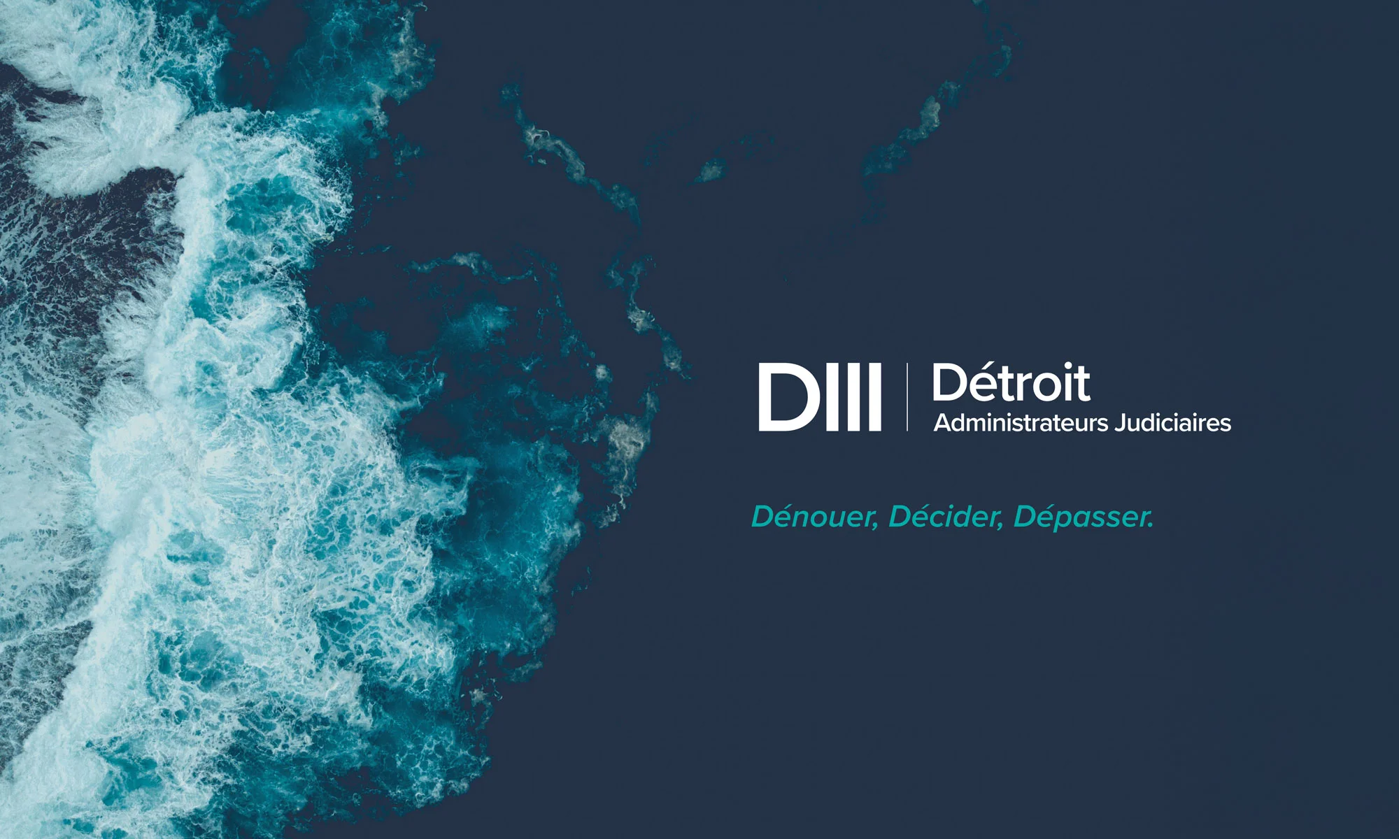 Detroit Administrateurs Judiciaires : création d'identité visuelle et site web pour un cabinet nouvelle génération