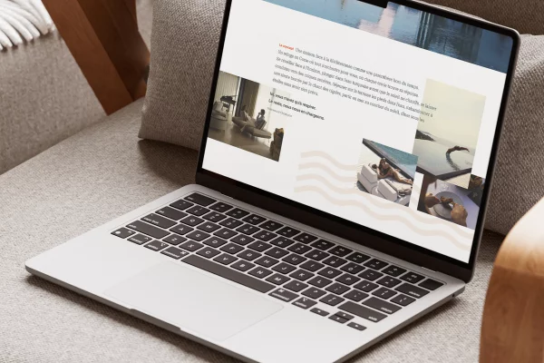 Hôtel de luxe en Corse : quand un webdesign ne peut pas sauver une identité graphique inexistante