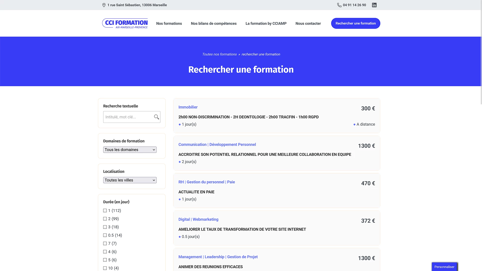 Webdesign problèmes