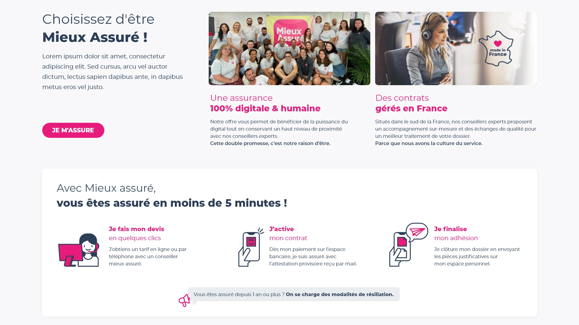 Webdesign modernisé