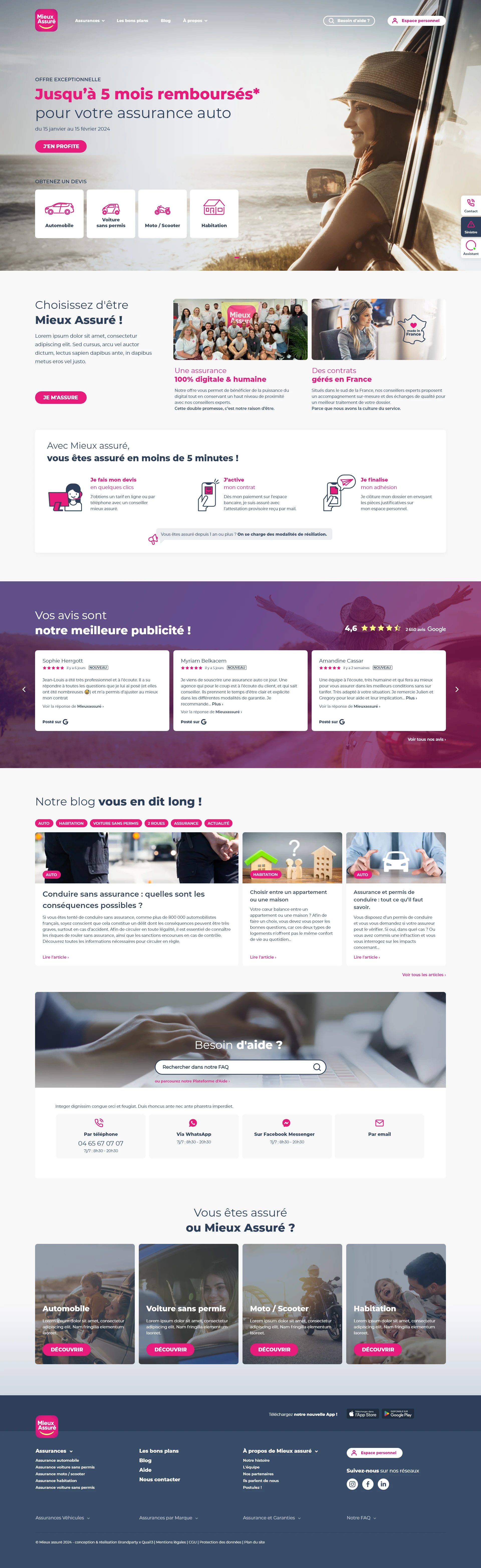 Webdesign Adobe XD