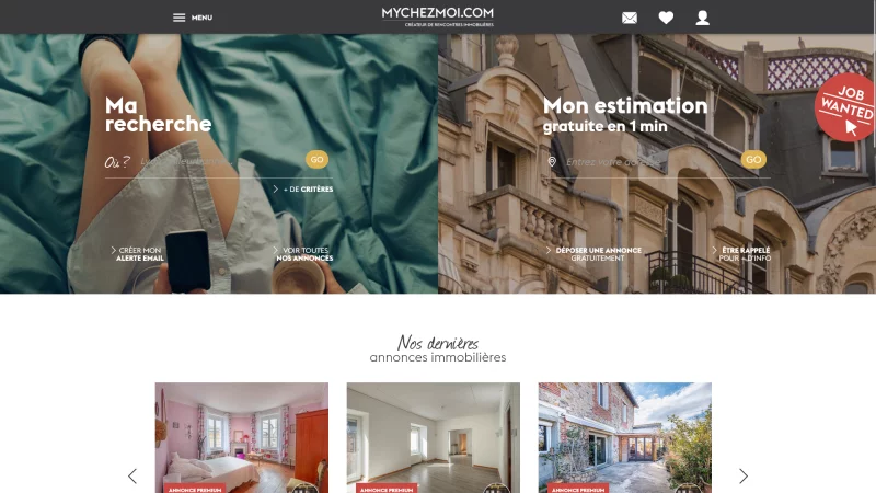 Site peu ergonomique