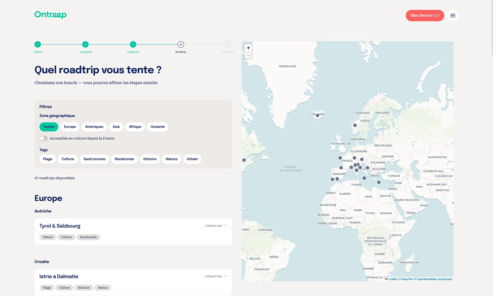Site internet concept Ontreep