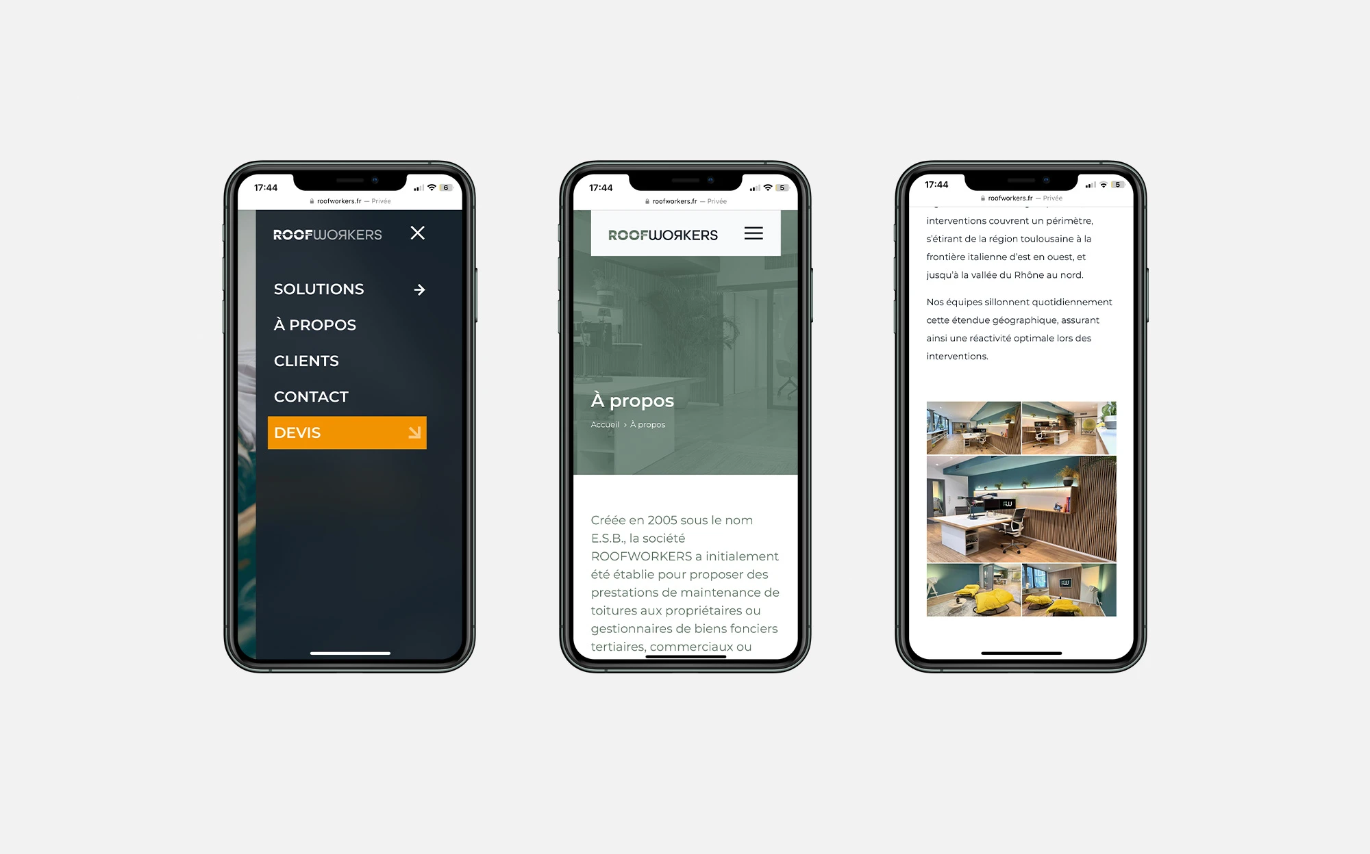 Site internet responsive